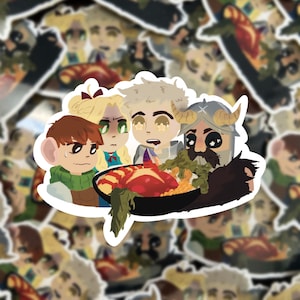DunMeshi Sticker | Dung Sticker | 2.5 Inch Sticker | DnD Sticker