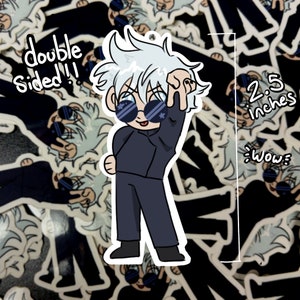 SatoSugu Keychains | Strongest Duo Keychains | Clear Acrylic Keychains | Anime Keychains