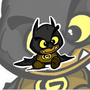 Sticker BAT GOOMBA variante personnage jeux video