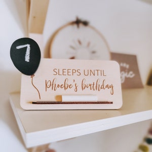 Custom countdown to birthday board | personalised countdown to any occasion