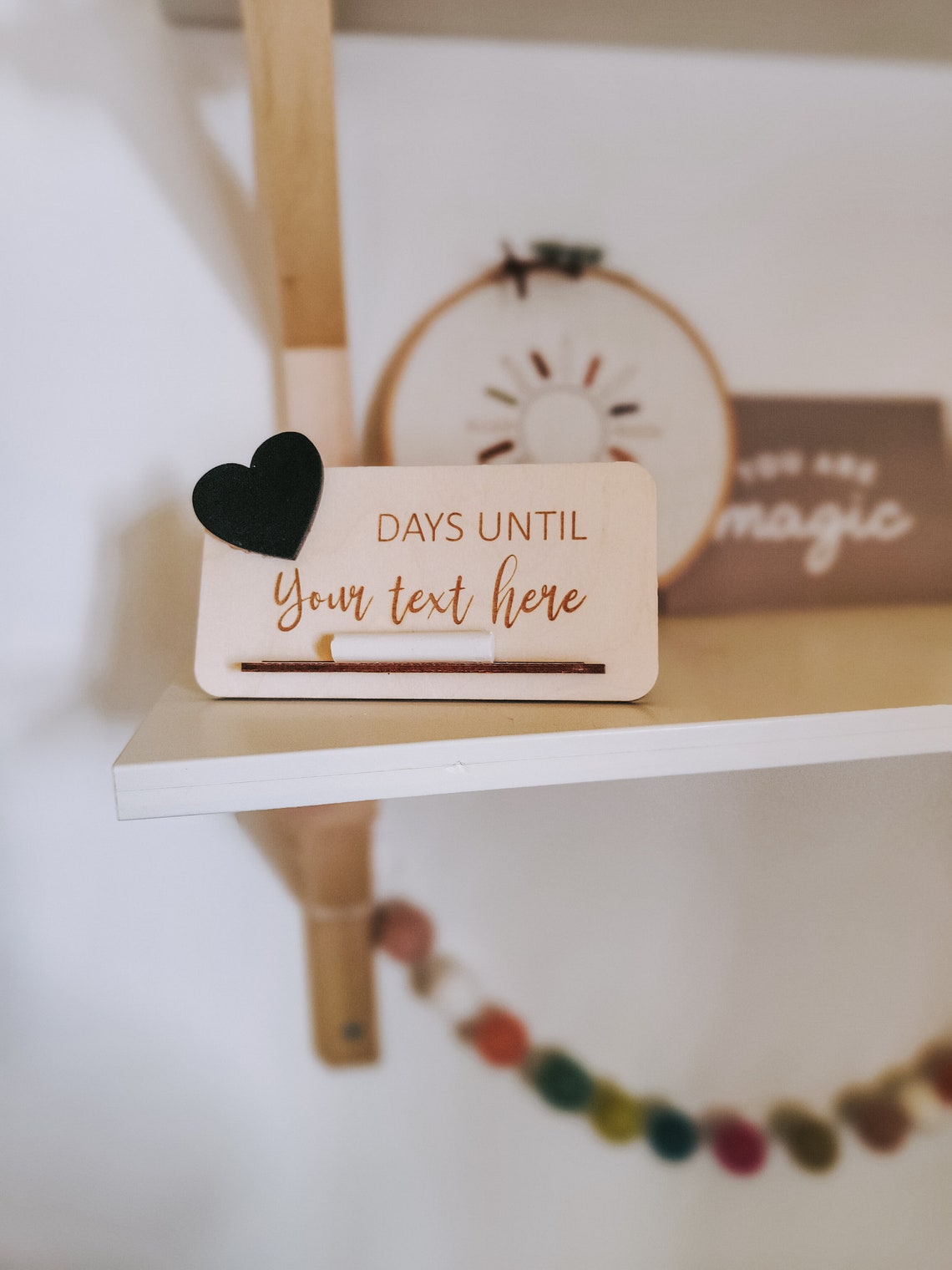 Custom Countdown to Birthday Board | Personalised Countdown to Any ...