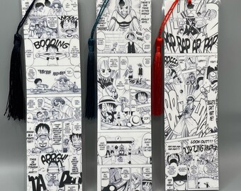 one piece bookmark etsy
