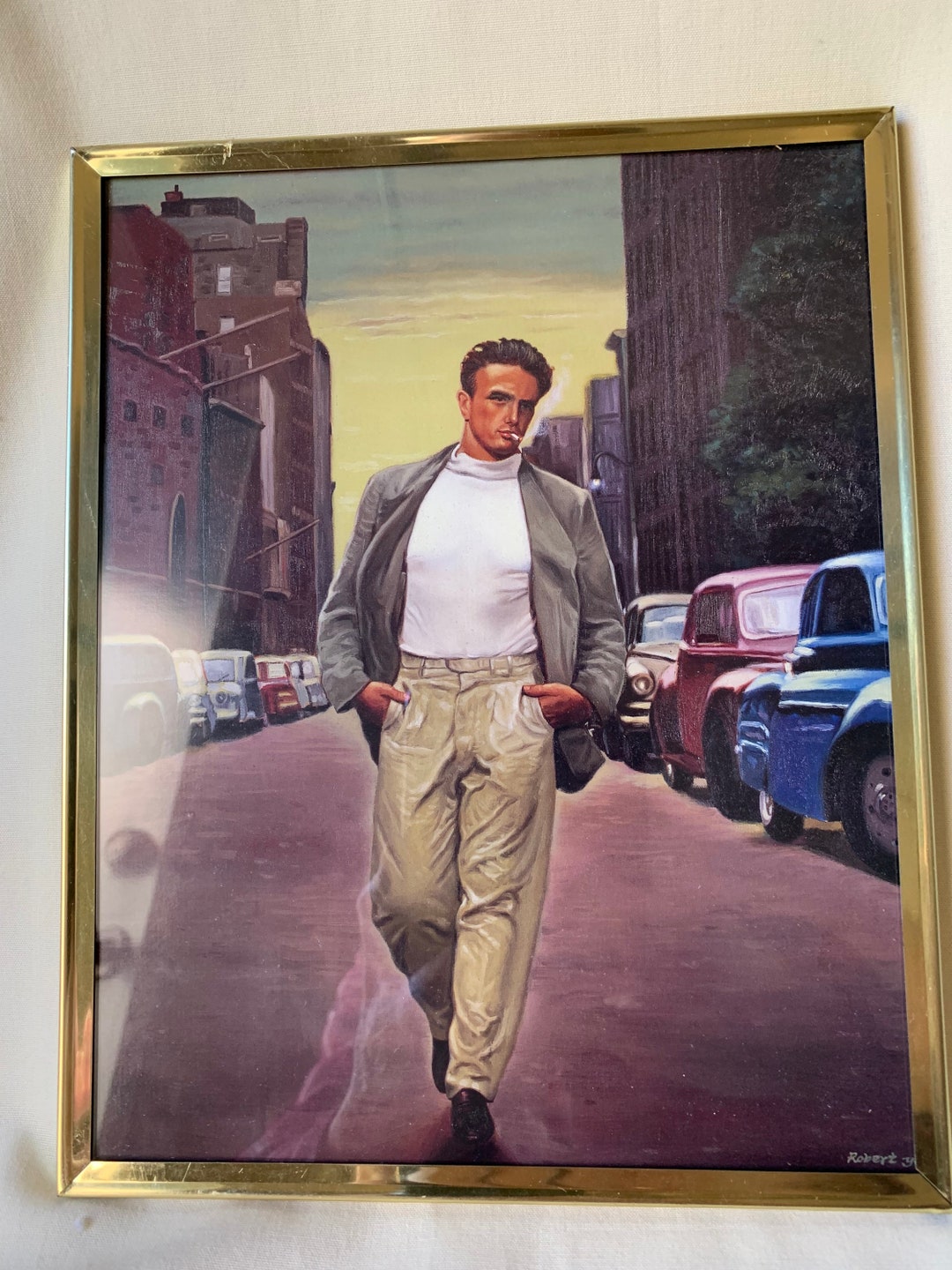 James Dean Walking Down 68th Street Color Print. Etsy