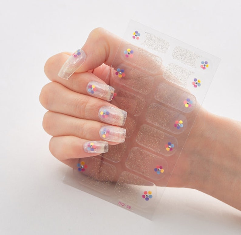 Nail Wraps 100 Nail Polish Stickers Nail Strips Gl 009nail Wraps Nail Polish Wraps Nail Sticker Wraps Nail Polish Strips Nail Decals Jewelry Beauty Nail Art Hamaguri Co Jp