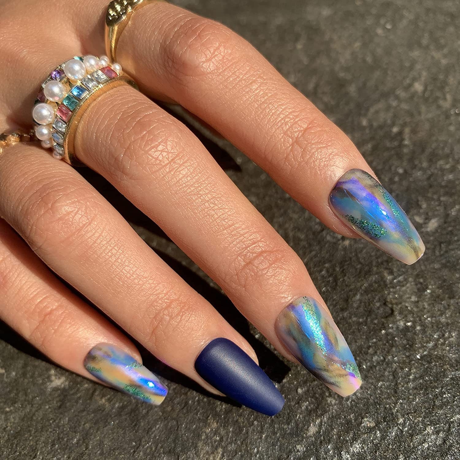 28pcs Blue Astrology Coffin Nail Press On Nails With Design - Etsy Ireland 28pcs Blue Astrology Coffin Nail Press On Nails With Design - Etsy Ireland