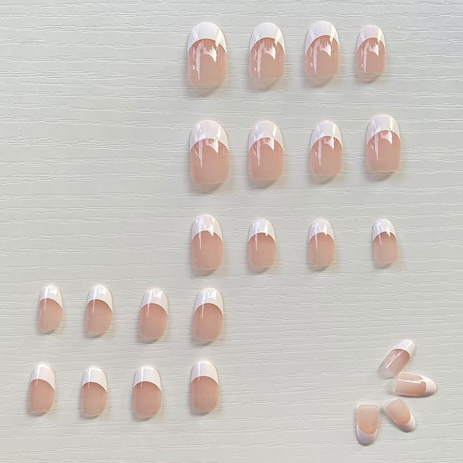 24 Pcs Minimalist Fake Nail Short Nails Press on Nail Short Etsy