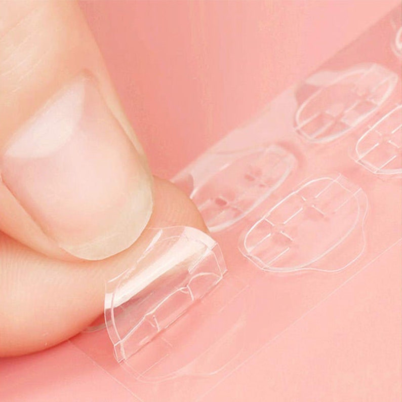Nail Adhesive Tab 24pcs Doublesided Nail Sticker Fake Etsy