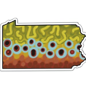 Pennsylvania Brook Trout Sticker
