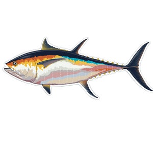 Bluefin Tuna 6&quot; Fishing Sticker