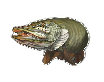 Muskie Smile sticker