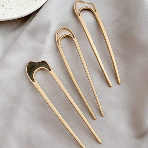 2 Piece French Hair Pin Etsy