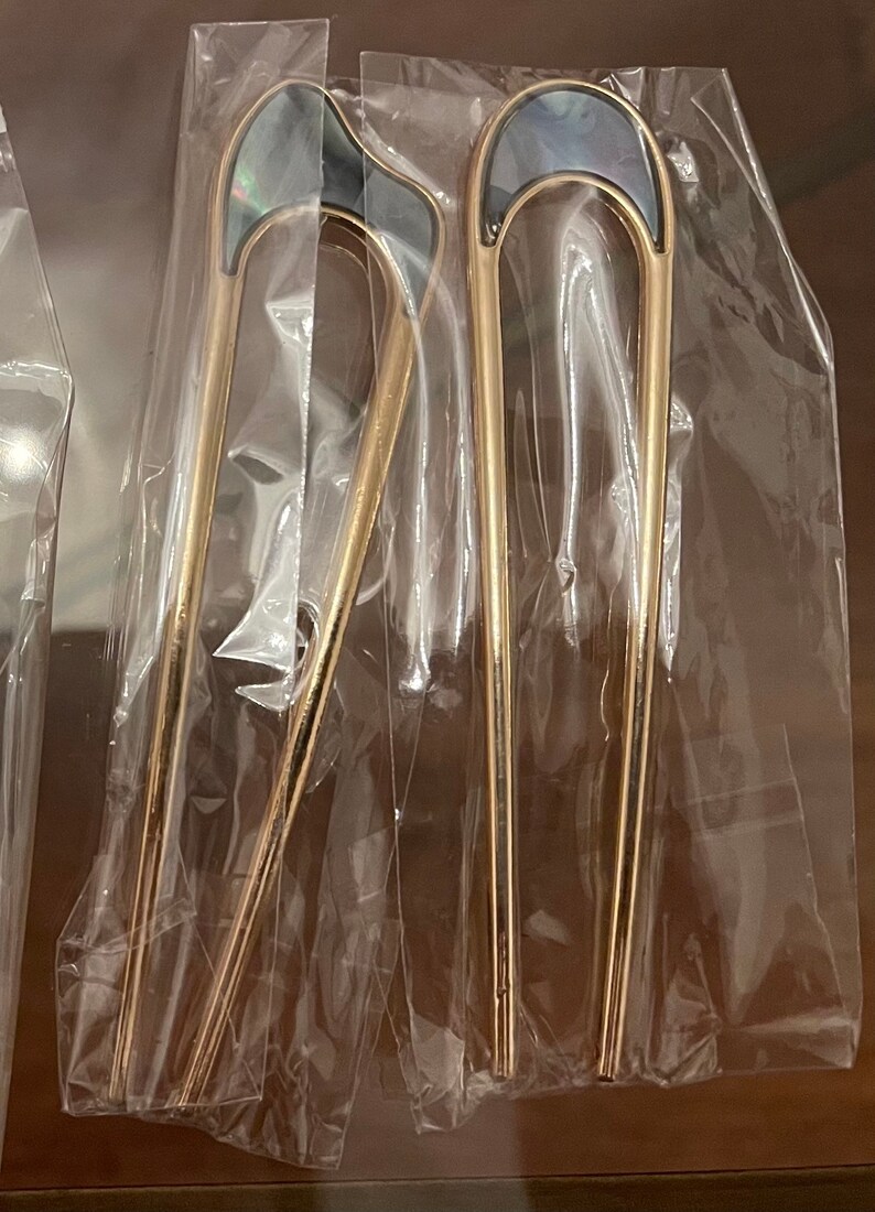 2 Piece French Hair Pin Etsy