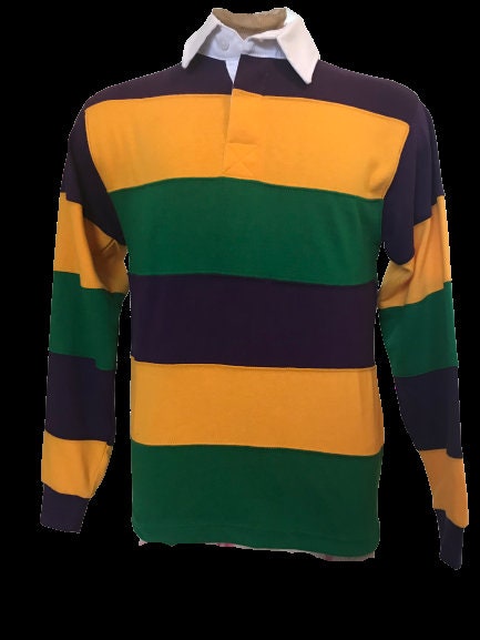 mardi gras rugby shirt women
