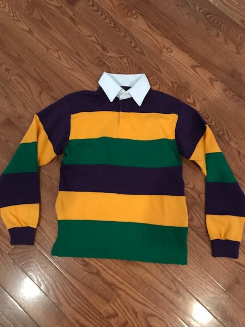 perlis mardi gras rugby shirt