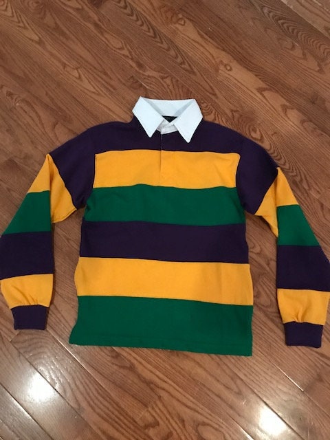 mardi gras rugby shirt toddler