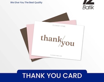Custom Business Thank You Cards: Package Inserts, Event Cards