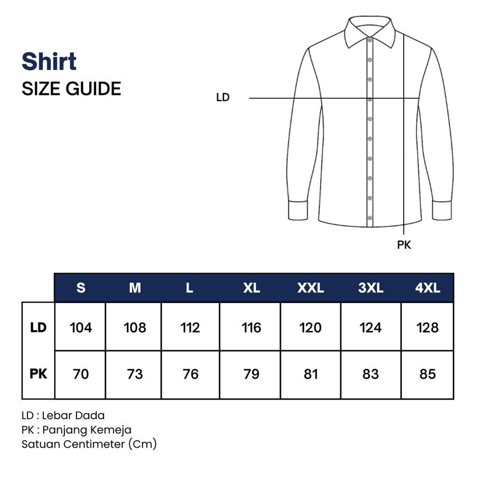 Men's Batik Shirt - Horizon | Long Sleeves