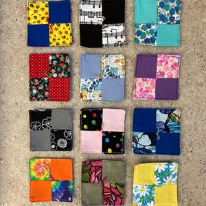 12 Pocket Prayer Quilts - Cross Inside