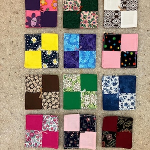 12 Pocket Prayer Quilts - Cross Inside