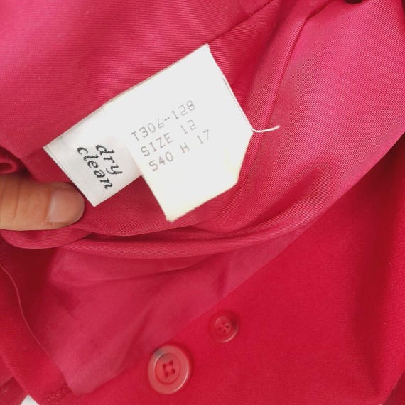 Pendleton vintage double breasted wool lined red … - image 5