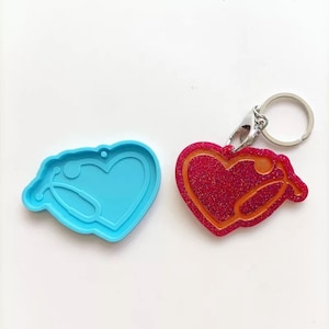 Nurse Heart Stethoscope keychain