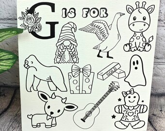 G is for…Personalized Kids Craft Painting DIY Kit
