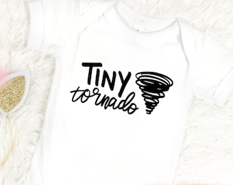 Tiny Tornado-romper, grappig babycadeau
