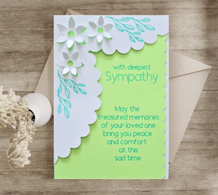 Sorry For Your Loss Card Etsy