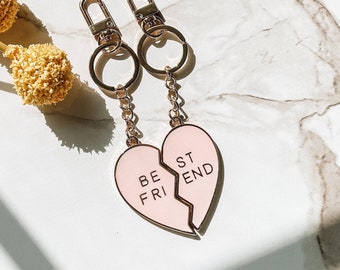 BEST FRIEND Puzzle Piece Key Chain