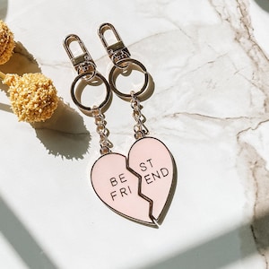 BEST FRIEND Puzzle Piece Key Chain