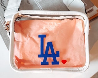 LA Dodgers- Clear Bag- Stadium Approved- Cute Crossbody