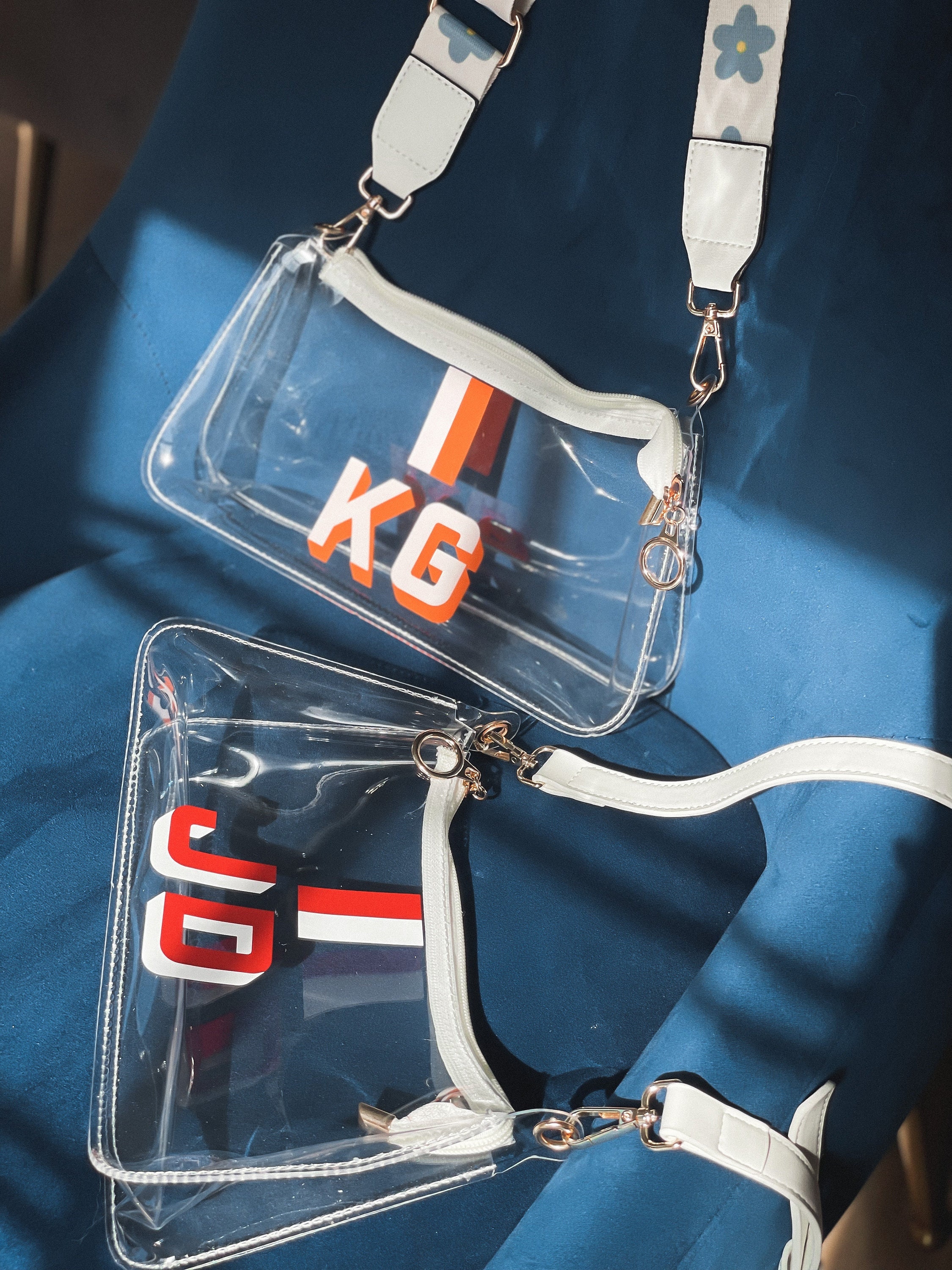 Clear Crossbody Bag With Coin Purse, Trendy Pvc Square Bag