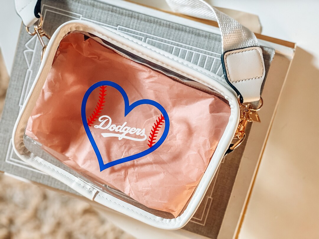 LA Dodgers Clear Bag Stadium Approved Cute Crossbody Etsy