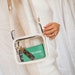 Clear Purse with Customizable Strap for Concerts- Unisex- College Stadium Approved- Adjustable Straps