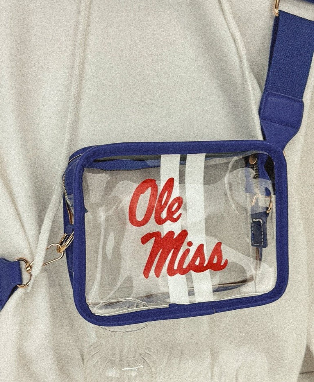 OLE MISS REBELS KID’S COLLEGIATE BROWN LEATHER CONCHO BELT. main image 1