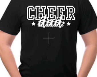 Cheer dad tee, cheer, dad, sports, cheerleading, dad shirt