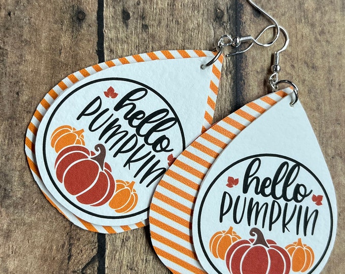 Fall earrings, I love fall, hello pumkin, it’s fall yall, assorted earrings, seasonal earrings, pumpkins, fun saying earrings for fall