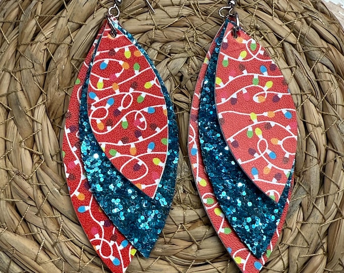 Christmas earrings, holiday earrings, assorted holiday earrings, ready to ship.