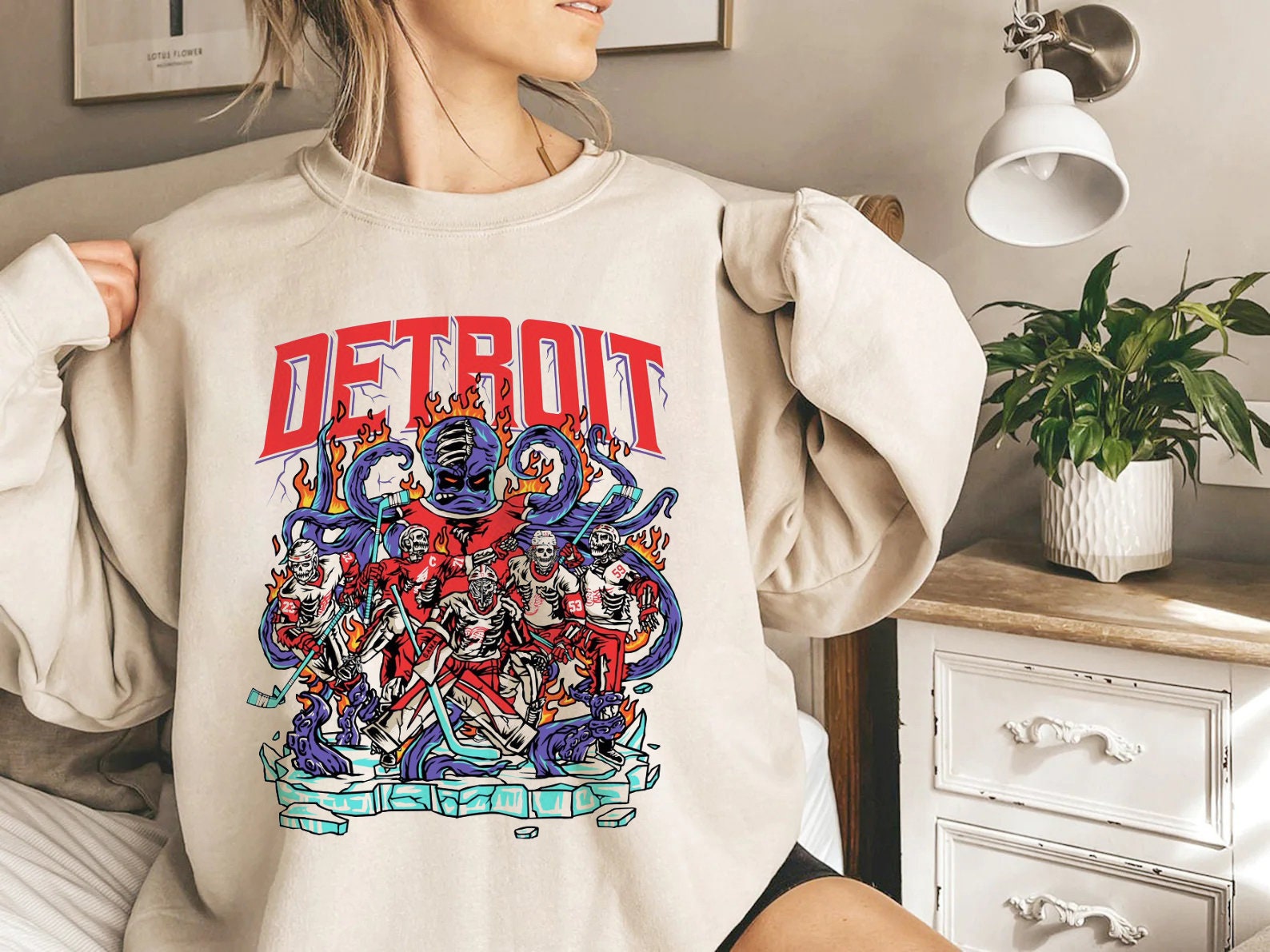 New Collection SANA Detroit Graphic Tshirt Hoodie Sweater Etsy