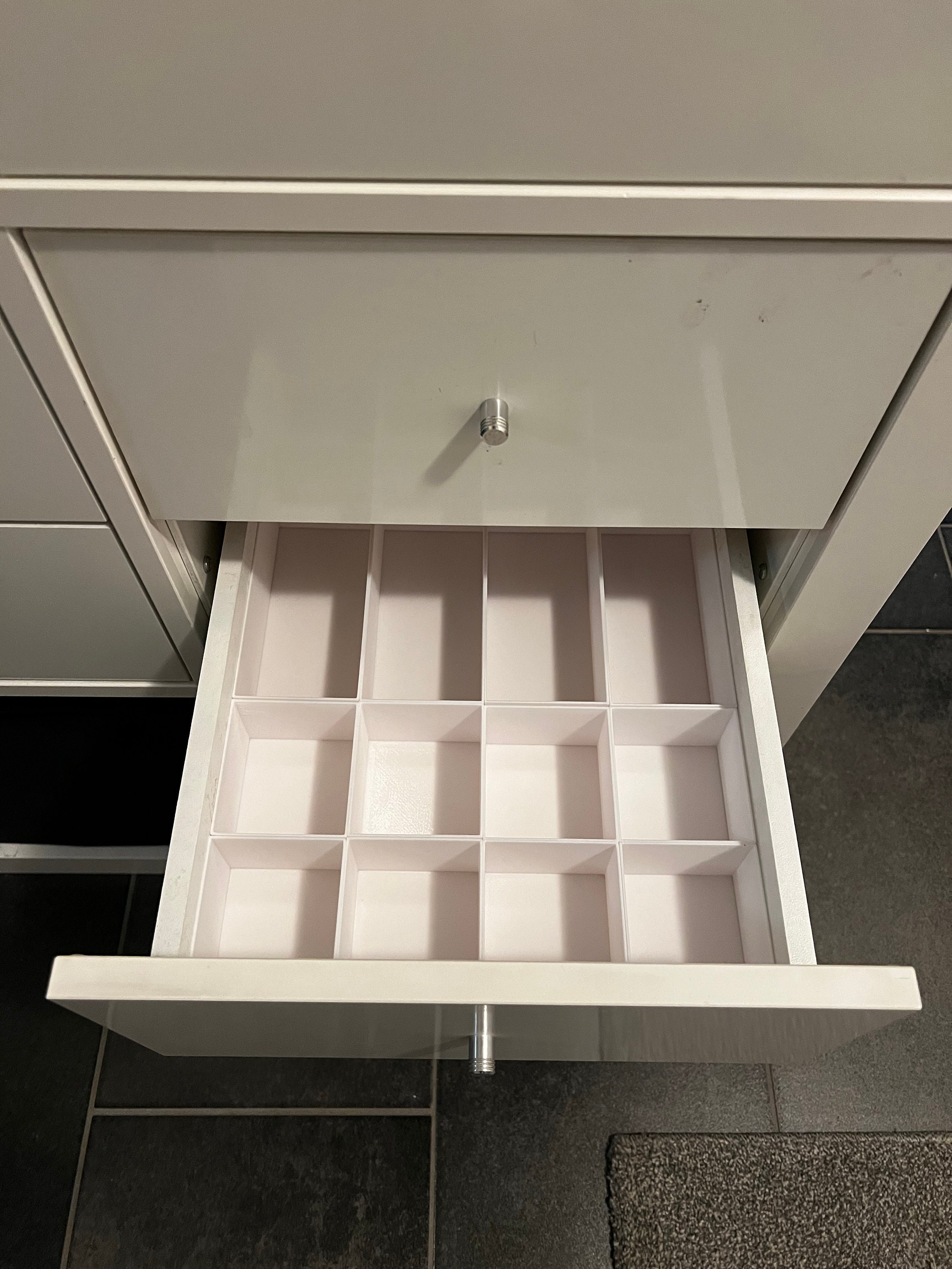 Schubladeneinsatz für IKEA Kallax, Expedit, Organizer für Make-up, Nähzimmer, Stifte & Bürobedarf, Maßgefertigte Einsätze