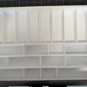 Lådinsats, IKEA ALEX, 67x66, liten låda, lådinsats, organisation, smink, pyssel, kontor, sömnad, verktyg, smådelar