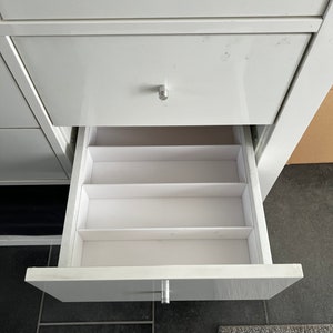 Drawer insert for an IKEA Kallax drawer - 4 parts