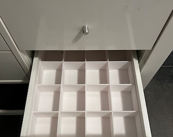 Schubladeneinsatz für eine IKEA Kallax Schublade - 16-teilig