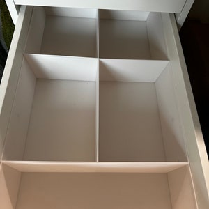 Drawer insert (high drawer) for an IKEA Alex drawer cabinet 36x70 - sewing room - office - 5 parts