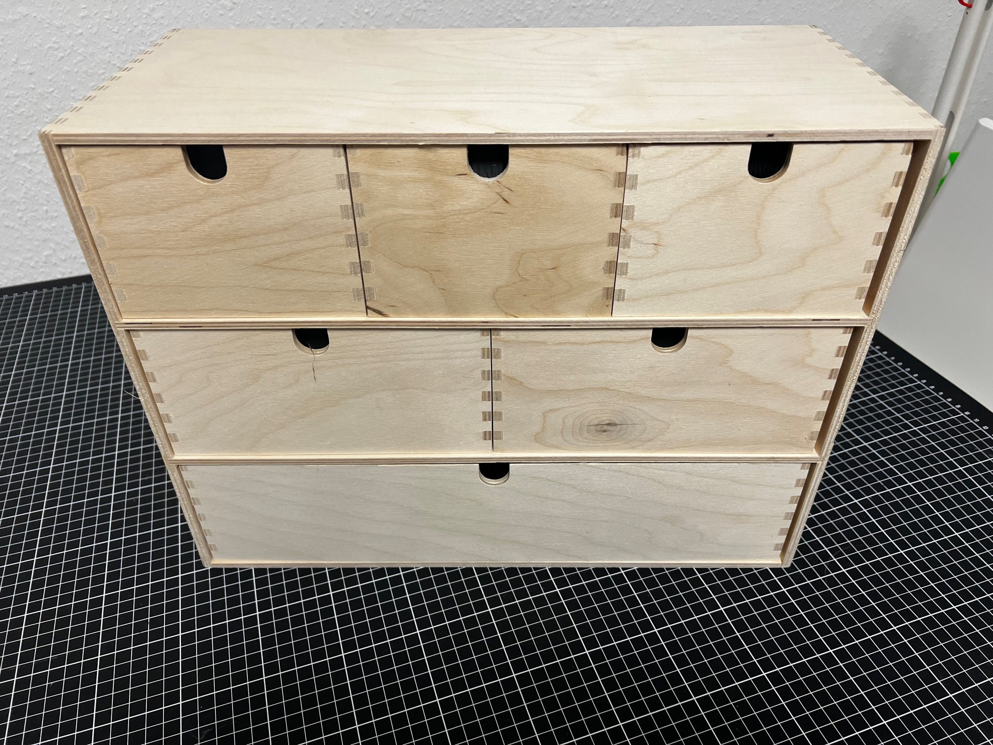 Ikea Moppe Mini Wooden Chest Of 6 Drawers,Multi Use,Storage Boxes,Jewellery  Box