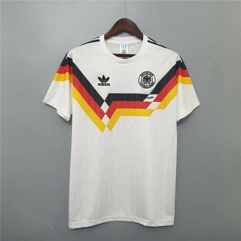 Germany 1990 Retro Home Football Shirt Vintage Soccer Jersey Etsy