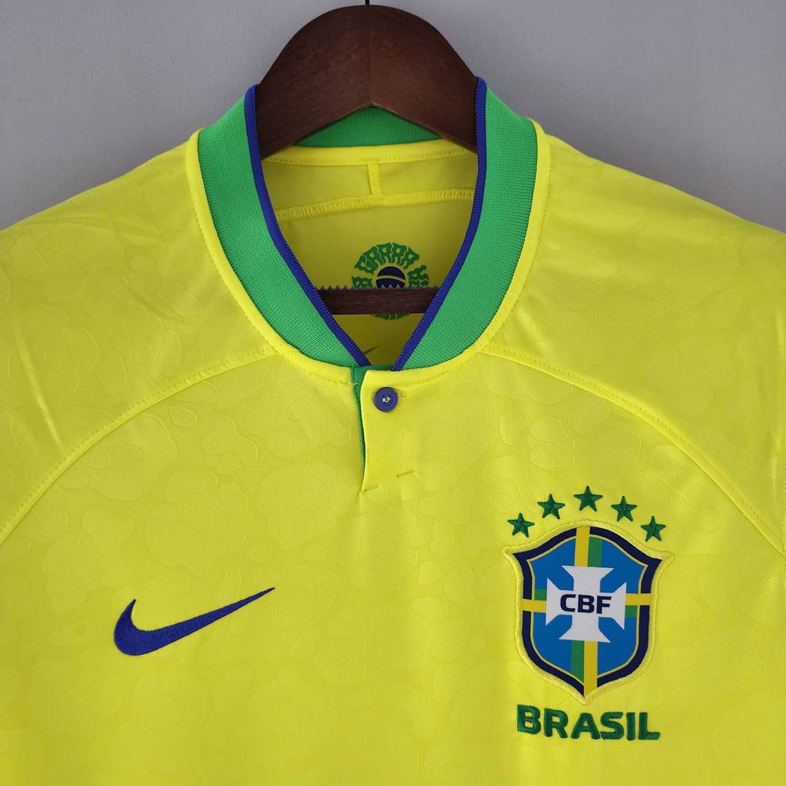Brazil 2022 Home Football Shirt World Cup Qatar Soccer Jersey Etsy UK
