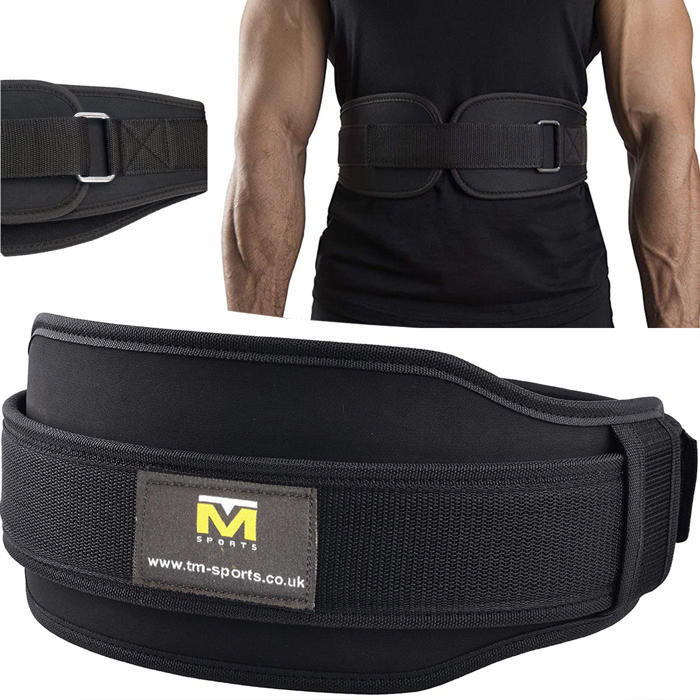 Fitness Weight Lifting Neoprene 5.5 Inch Bodybuilding Belt Gym