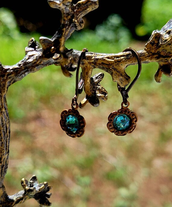 Bohemian Aquamarine Rhinestone Boho