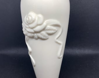 Lenox Floral Pattern Bud Vase With Gold Trim - Etsy